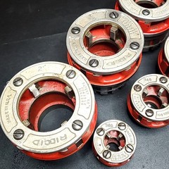 Ridgid 12-R Pipe Threader &ndash; 6 Die &ndash; Head Set 12R Threading Dies &ndash; 3/8&Prime; &ndash; 2&Prime;