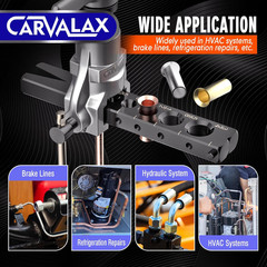 45&deg; Eccentric Flaring Tool Kit for Copper, Brass, and Aluminum Tubing, Single Fl