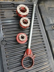 Ridgid 00-R Pipe Threader Die Set 1/2 to 2 Inch Pipe Cutter Great Shape #2