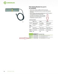 Greenlee 860-4, PVC Heating Blanket for 3‑1/2&Prime; and 4&Prime; &ndash; Bending-, 120VAC, 1300W