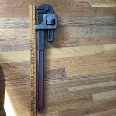 Vintage Proto 824 24&rdquo; Pipe Wrench Heavy Duty Made in USA NICE!!! Reconditioned