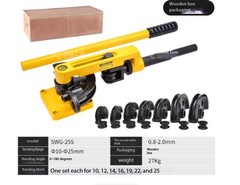 Manual SWG-25S Pipe Bender for Iron, Copper, and Steel Tubing &ndash; U-Bend