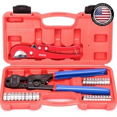 Plumbing Tool Kit 11.02-Inch PEX Crimper Cinch Clamp Remover with Cutter 20x &hellip;