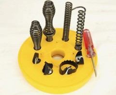 120&prime; Kit S75 BLUEROCK &reg; 3/4&Prime; to 4&Prime; Sectional Drain Machine Snake Sewer Cleaner