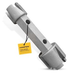 Drain Removal Wrench Dual End Heavy Duty Aluminum For Bath Shower Sink Tub