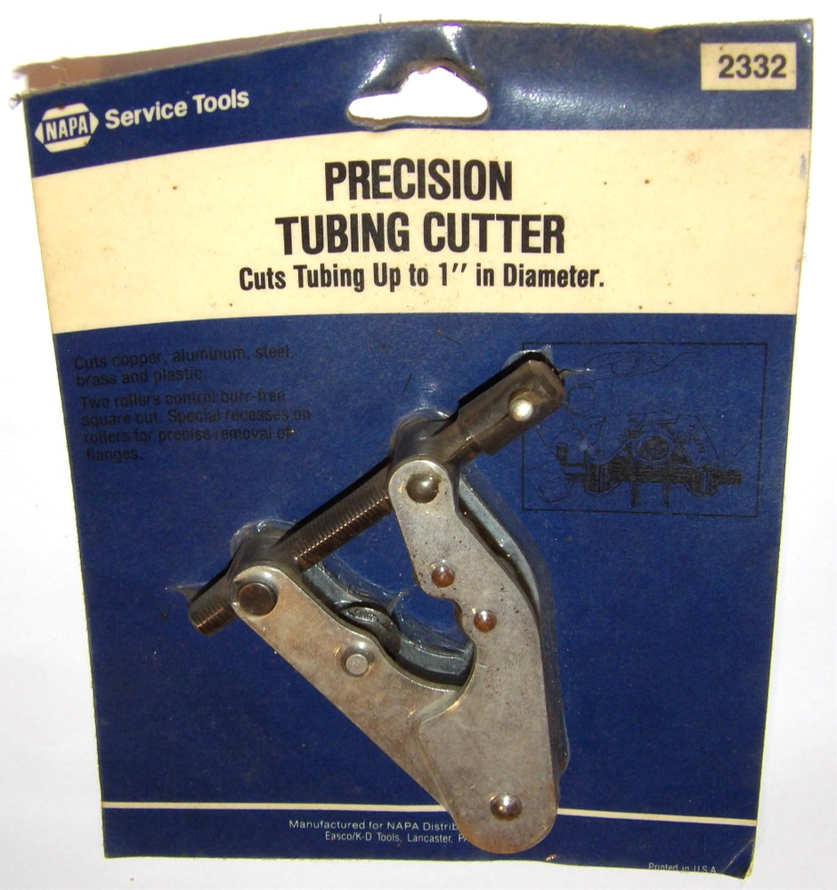 NEW NAPA PRECISION TUBING CUTTER FOR TUBING UP TO 1&Prime; IN DIAMETER~EASCO/K-D TOOLS