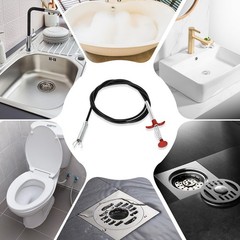 Drain Snake, 79-Inch Drain Clog Tool, Flexible Grabber Claw for Bath Tub, , K&hellip;