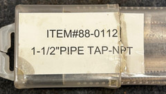 1 1/2-11.5 NPT Pipe Tap Item # 88-0112