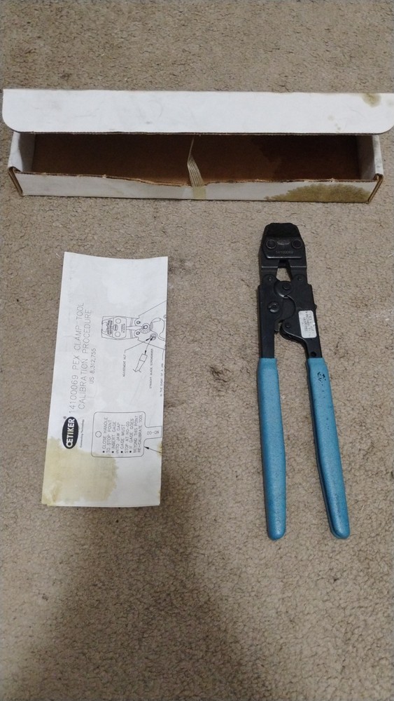 Oetiker 14100069 Pex Clamp Tool Used
