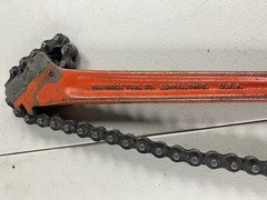 RIDGID C-14 chain pipe wrench heavy duty plumbing tool USA Made