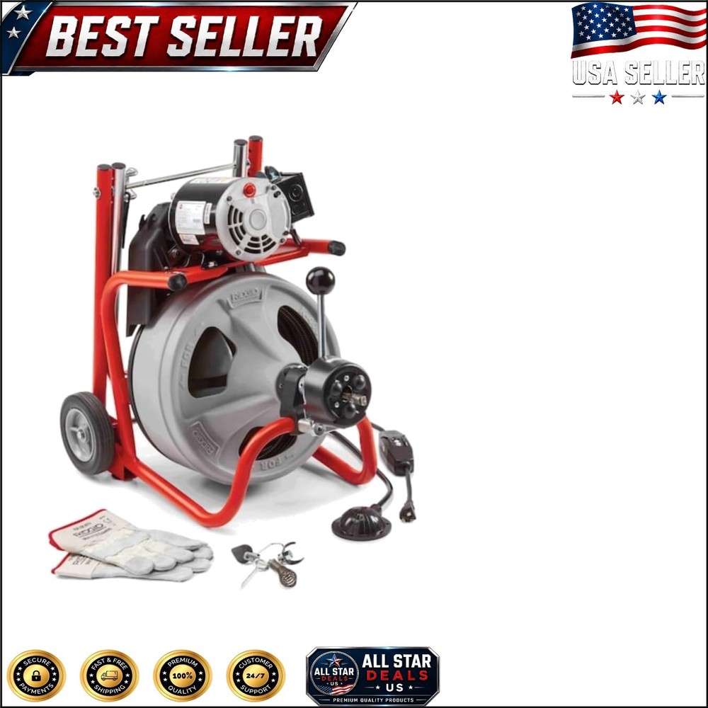 Professional 3-Piece Tool Set with Bulb Auger & Spade Cutter for Plumbers