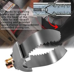 for Sewer Auger Drain Cleaner 3&Prime; Ridgid Style 52822 T-232 H-D &ldquo;C&rdquo; Double Cutter