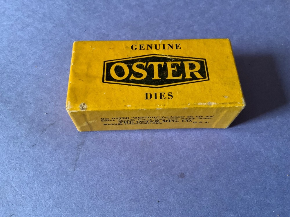 Genuine OSTER Dies X1 high speed steel 2&rdquo; N.C. BOLT