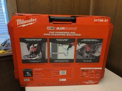 Milwaukee 2572B-21 M12 12V Airsnake Drain Cleaning Air Gun Kit w/ Attachments