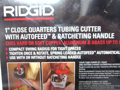 RIDGID 118 2-in-1 Close Quarters AUTOFEED 1/4 in.-1-1/8 in. Metal Tubing