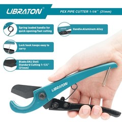 Libraton Pex Cutter 1-1/4&Prime;, Pipe Cutter, PEX Tube Tool,&hellip;