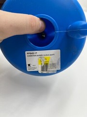 Keeney 1/4 in. x 25 ft. Blue Canister Auger (PP845-17) Rust-Proof Canister