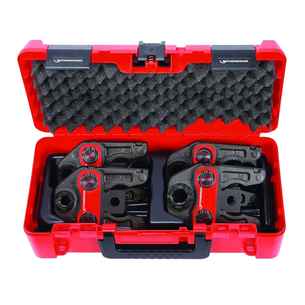Romax 4000 Jaws Set 6 Piece Copper Press Jaws A1/2&Prime;-A2&Prime; Rothenberger 1000002225