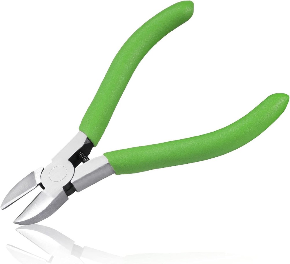 4-Inch Diagonal Side Cutters Precision Pliers Small Wire Cutters Spring Loaded