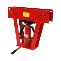 Hydraulic Pipe Tube Bender Tool Manual Heavy-Duty Pipe Bending Machine 16T Red