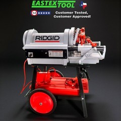 RIDGID 1224 PIPE THREADING MACHINE, 1/8&Prime; TO 4&Prime;, REFURBISHED by EASTEX TOOL, LLC