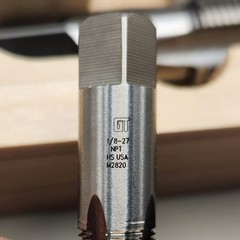 Professional-Grade Greenfield Threading GT USA NPT Pipe Tap Set High Grade Steel