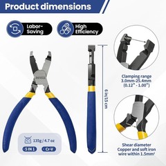 Non-Slip Screw Removal Tool, Multi-Function Pliers for Extracting Stripped Screw