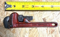 Vintage RIDGID 6&Prime; Pipe Wrench 3/4&Prime; Capacity Ridge Tool Elyria Ohio USA