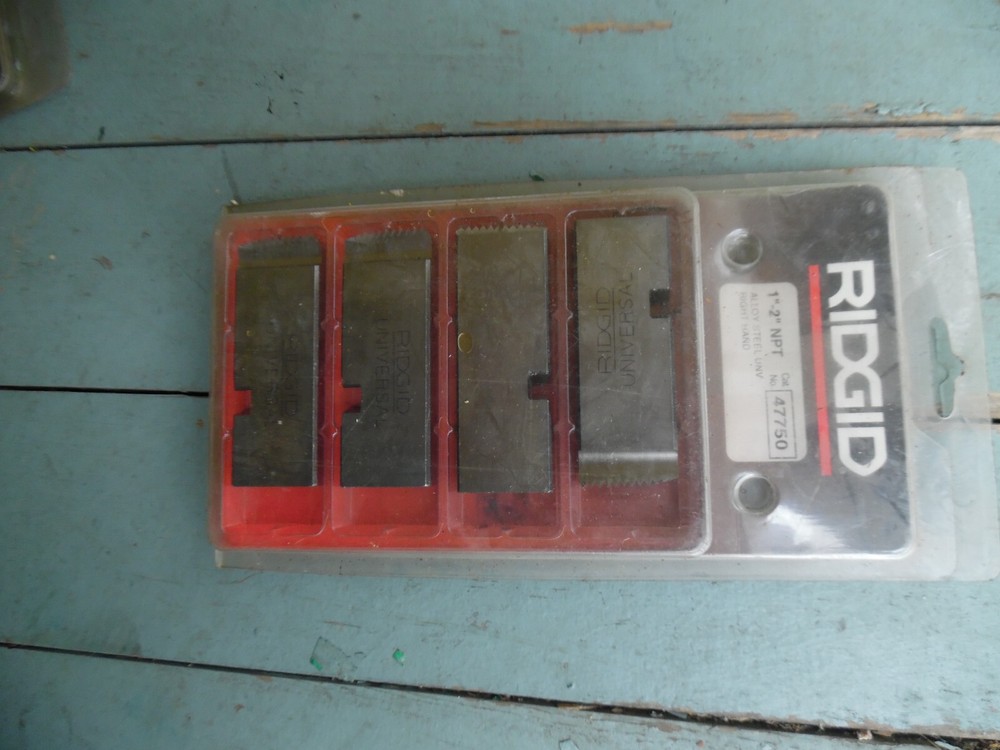 Ridgid 47750 1&Prime; To 2&Prime; 11-1/2&Prime; NPT Pipe Dies, Alloy Rh, for Universal Die Heads