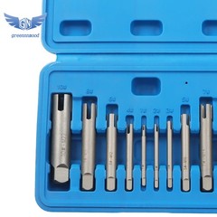 10pcs/Set Broken Tap Extractor Removal Tool Kits Screw Extractor 3/4 Claws