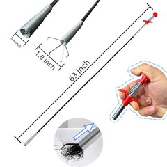 10-in-1 Drain Clog Remover Kit, 6 Pack Drain Snake Hair Remover with Flexible&hellip;