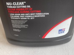 RIDGID 70835 Nu-Clear Thread Cutting Oil Low-Odor & Anti-Mist 1 Gallon New