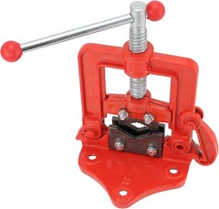 Heavy Duty Cast Iron Pipe Vice &ndash; 0.4 to 2.4 Inches Capacity, Durable & Portable