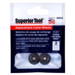 Superior Tool 42835 Replacement Black Oxide Tubing Cutter Wheel