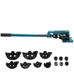 Uimoso 3/8&Prime;-1&Prime; Pipe Bender Manual Tube Bender Set Bench Bending Machine 7 Dies