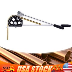 3/4&Prime; Tube Bender Manual 0~180&deg; Copper Ratchet Type Pipe Bender Bending Tool 19mm
