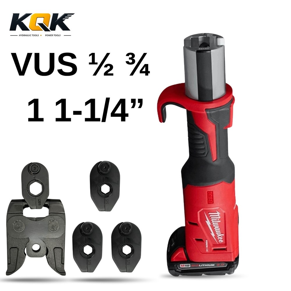 Fot Milwaukee M18 Universal Press Jaw Kit Copper pipe VUS1/2 3/4 1 1-1/4&Prime;