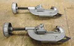 LOT of 2 Tubing Cutters Japan & USA Made &bull; 1/8&Prime;-1&Prime; Good Used Cond FREE SHIP d41