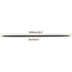 Spring Tube Bender Steel 1000 mm/39.4 Inch Long 21 mm 0.83 Inch Pipe