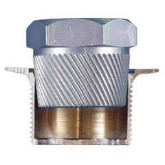 Superior Tool 05255 Steel Gold Plate Finish Tub Drain Extractor 1-1/2 L in.