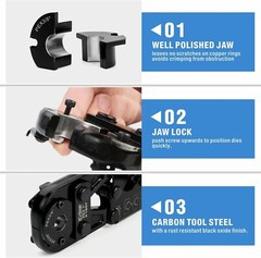 iCrimp F1807 PEX Crimper: Complete Tool Kit for Efficient Copper Connections