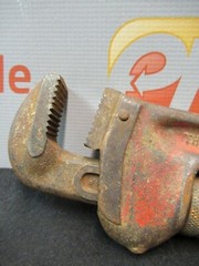 Ridge Tool Straight Pipe Wrench 24&Prime; 18&Prime; 14&Prime; Heavy Duty Cat Iron Lot of 3