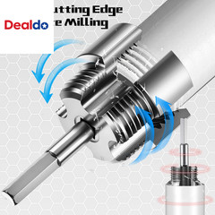 3 Pcs Pipe Thread Cutting Tool, Integrated Internal & External Pipe Threading To