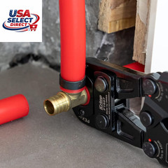 Icrimp PEX Pipe Crimping Tool Kit with Cutter & Gauge &ndash; Portable