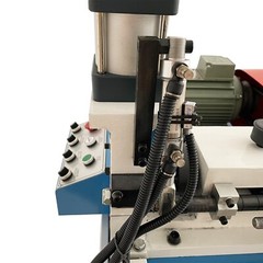 Pneumatic Solid Bar Rod Pipe Bender Chamfering Beveling Deburring Machine