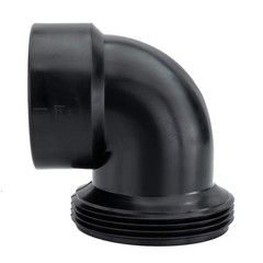 RecPro RV Shower Drain and Bathtub P Trap | Plumbing Black
