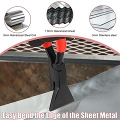 Sheet Metal Bending Pliers Set 3PCS Hand Seamers Straight 45&deg; 90&deg; Jaws Sheet &hellip;
