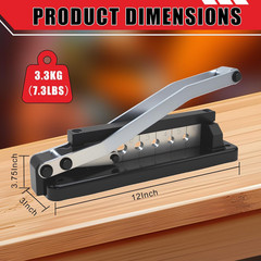 American Standard Bench Hose Crimper Kit, Hose Crimping Tool with 100PK Ferrules