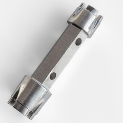 Dual Ended Tub Drain Remover Wrench Tool Heavy Duty Aluminum