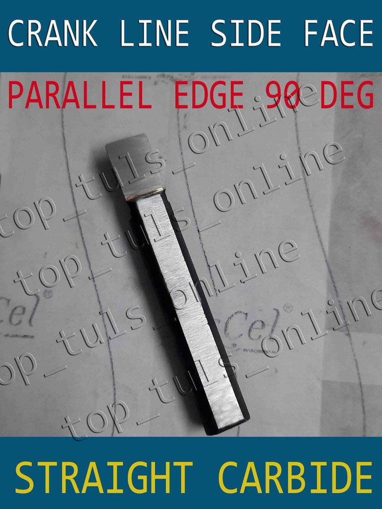 CRANK LINE SIDE THRUST FACE TOOL BIT SHANK 8MM X 75MM LONG BIT